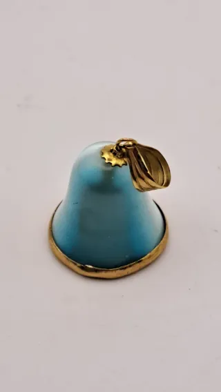 Colgante Oro 18k Azul