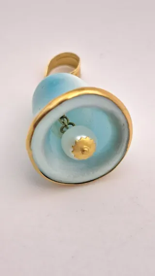Colgante Oro 18k Azul