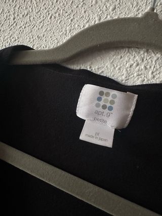 Cardigan Negro Talla S suave y ligero con botones