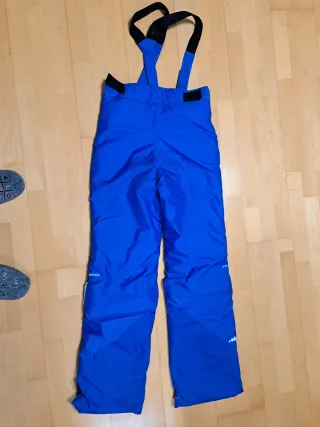 Pantalón de esquí azul con tirantes