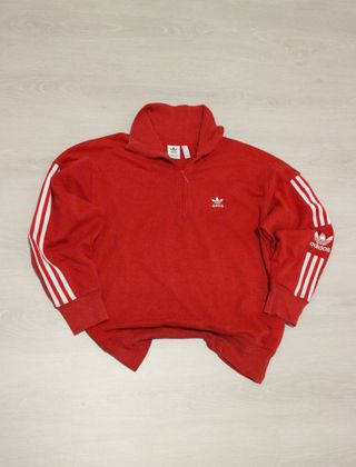 Adidas Full Red Sweatshirt