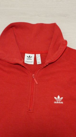 Adidas Full Red Sweatshirt