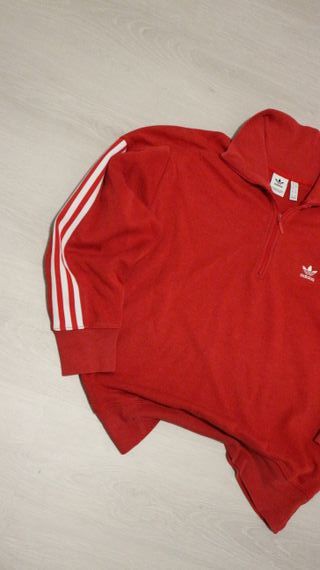 Adidas Full Red Sweatshirt