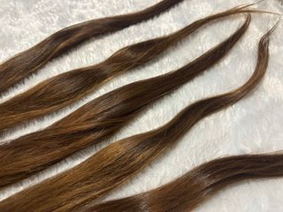 5 Mallas Fallera Pelo Natural Castaño Dorado