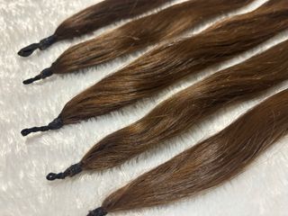 5 Mallas Fallera Pelo Natural Castaño Dorado