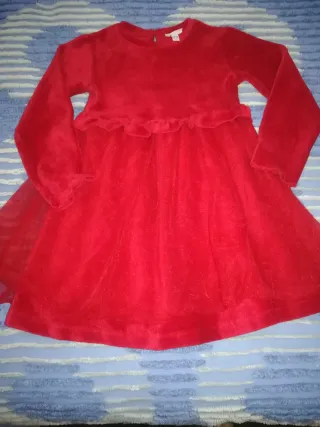 Vestitino rosso bambina