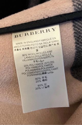 Abrigo Burberry