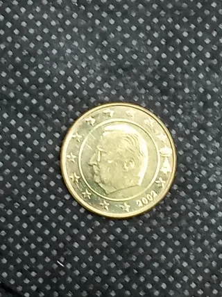 Moneda 10 céntimos Euro Bélgica 2002