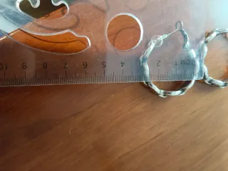 Pendientes Aro Plata Scooter