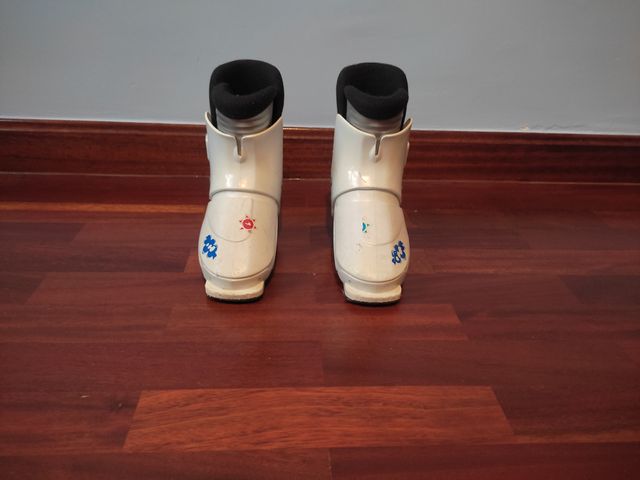 Botas de esquí blancas