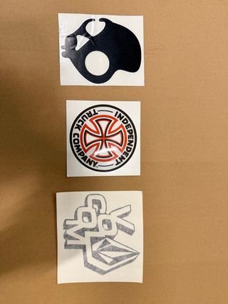 Pegatinas Varios (Skull, Independent, Volcom)