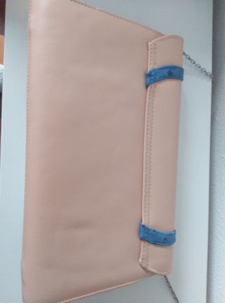 Bolso Cartera Mujer Axel Beige y Blanco