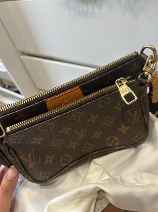 Bolso Louis Vuitton Marrón y Dorado