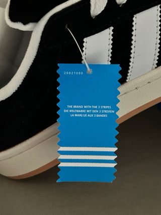 Adidas Campus Negras Talla 40