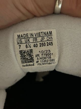 Adidas Campus Negras Talla 40