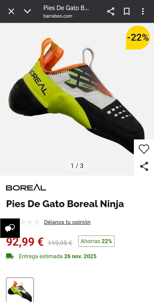 Pies de gato Boreal Ninja  Nuevos Talla 40 3/4