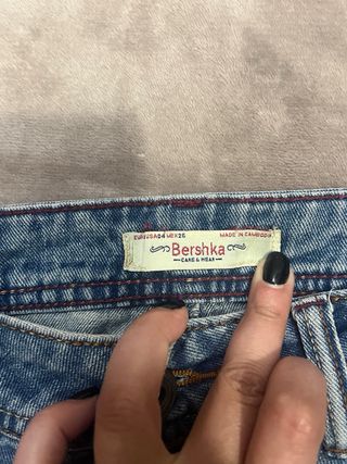 Minifalda vaquera Bershka