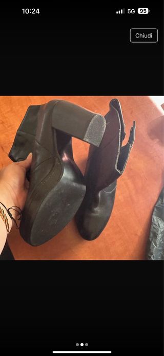 Stivaletti donna vera pelle n. 38