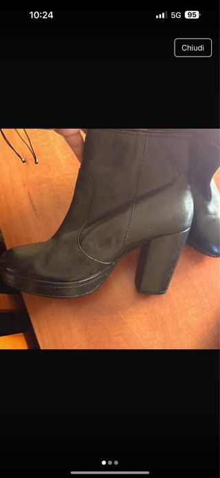 Stivaletti donna vera pelle n. 38