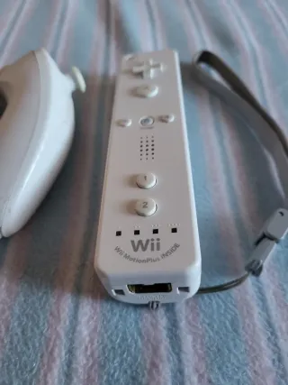 Wii Mando + Nunchuk Blancos Nintendo