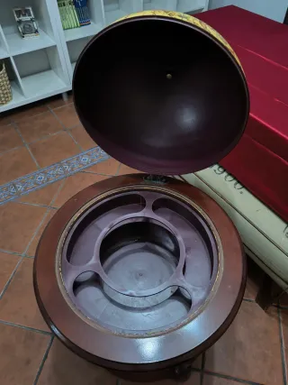 Bar Bola del Mundo Antigua Madera Papel