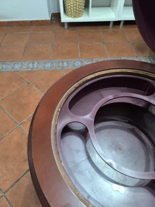 Bar Bola del Mundo Antigua Madera Papel