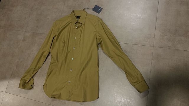 Ermenegildo zegna khaki shirt