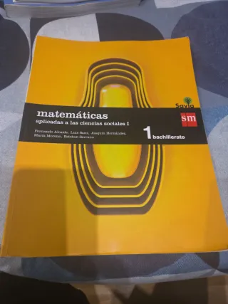 Matemáticas aplicadas a las ciencias sociales I...