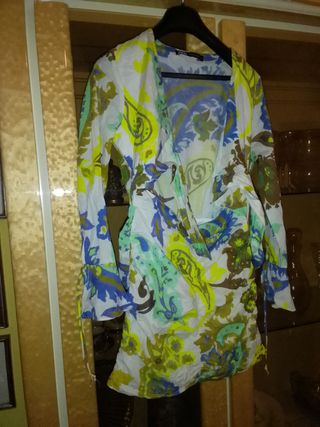 Vestito zara laccio nodo seno e cerniera laterale