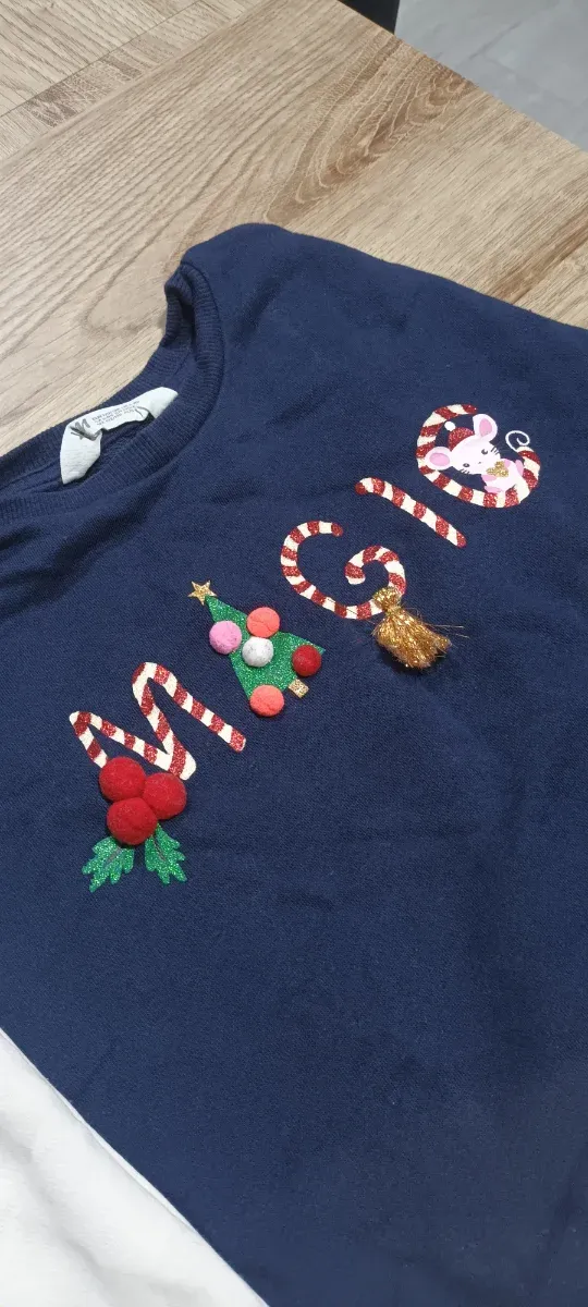 2 Sudaderas Navidad Unicornio y Ratón