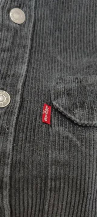 Camicia Levi's velluto nera