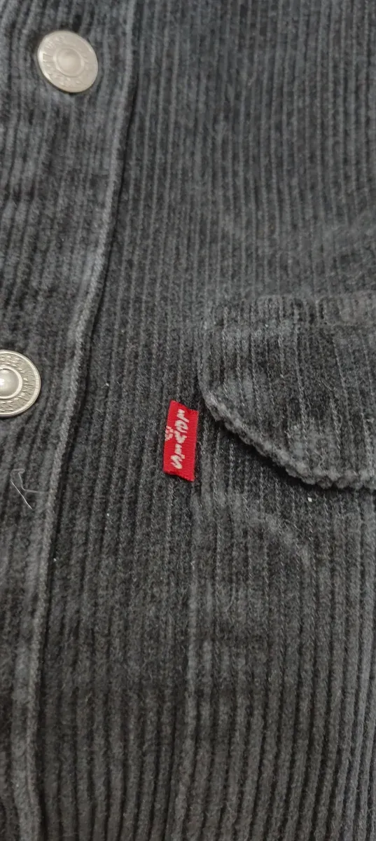 Camicia Levi's velluto nera