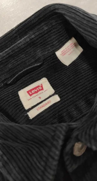 Camicia Levi's velluto nera