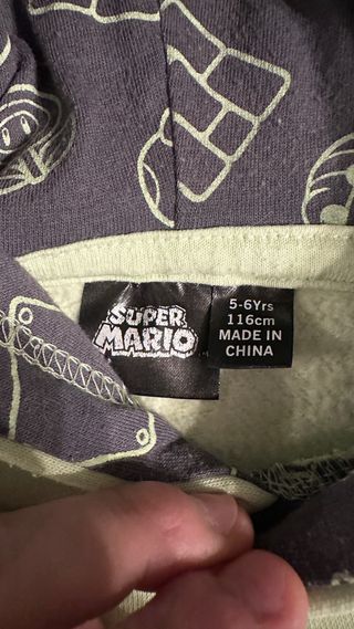 Sudadera Súper Mario de niño