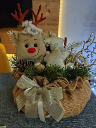 Addobbo Natalizio Renna Artigianale