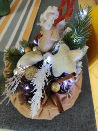 Addobbo Natalizio Renna Artigianale