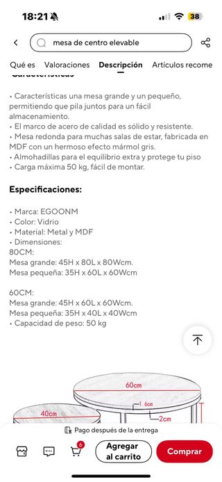 Tavoli centrali in cristallo impilabili dorati