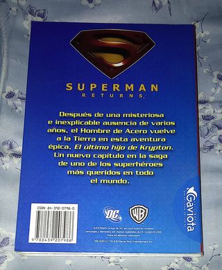 Libro Superman returns