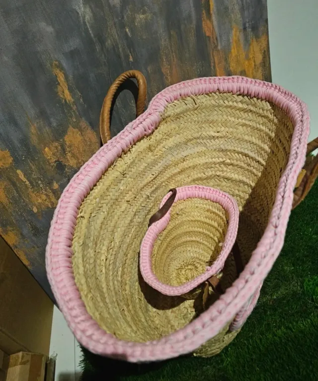 Bolso Capazo Escursha Corazón Rosa