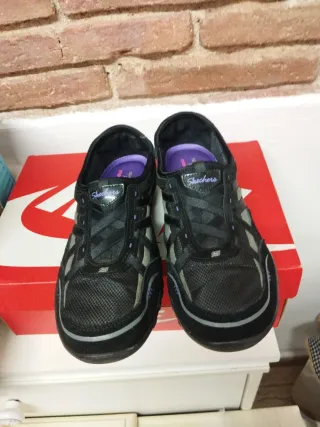 Zapatillas sin cordones Skechers número 40