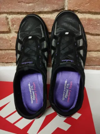 Zapatillas sin cordones Skechers número 40