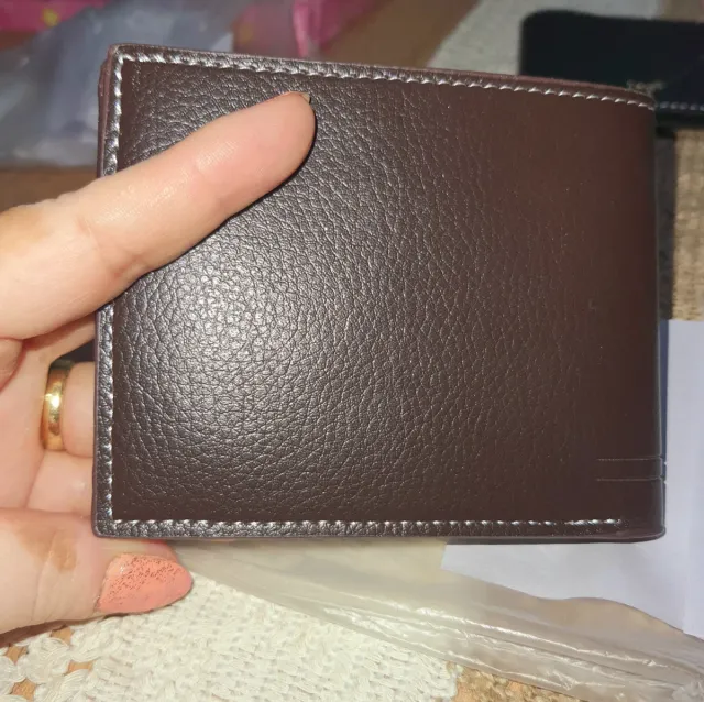 Cartera Billetera Marrón Oscuro Nueva