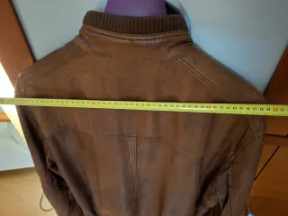 Cazadora Piel Massimo Dutti Marrón