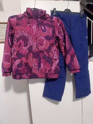 Completo sci bambina fantasia