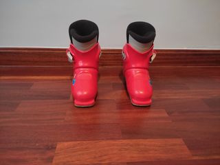 Botas de esquí Rossinol rojas para niños