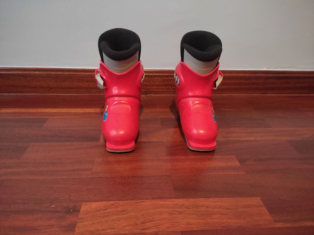 Botas de esquí Rossinol rojas para niños