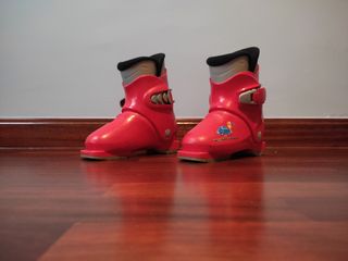 Botas de esquí Rossinol rojas para niños
