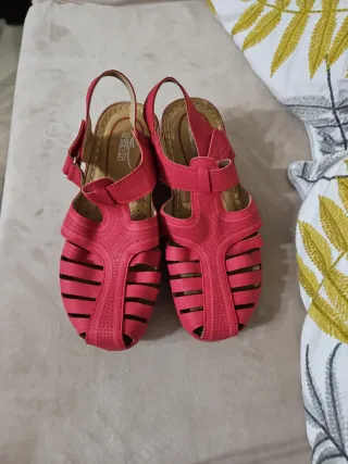 Sandalias Rojas Mujer Cómodas
