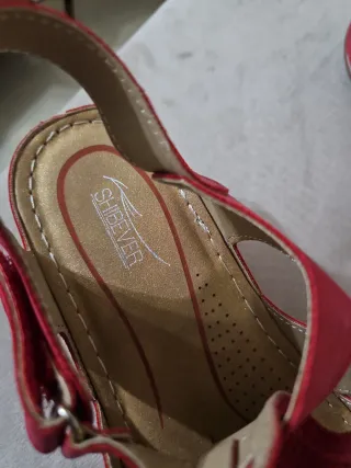 Sandalias Rojas Mujer Cómodas