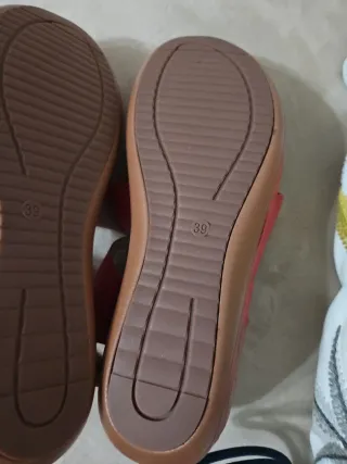 Sandalias Rojas Mujer Cómodas